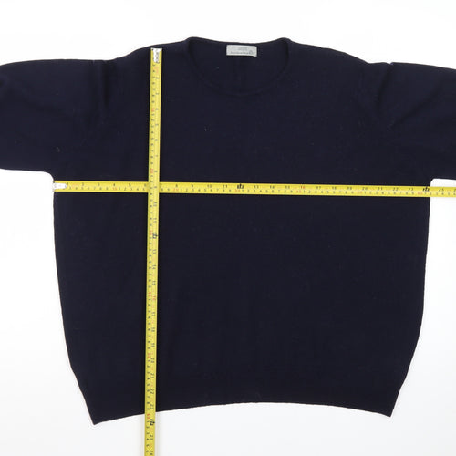 Marks and Spencer Women's Black Pure Wool Crew Neck Jumper UK 20