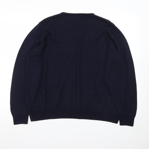 Marks and Spencer Women's Black Pure Wool Crew Neck Jumper UK 20