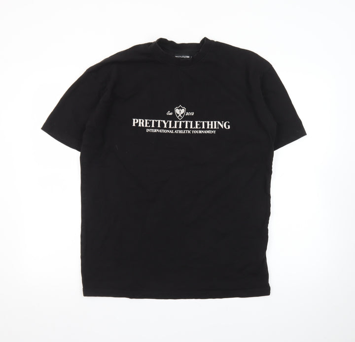 PrettyLittleThing Women’s Black XS Basic Cotton T-Shirt