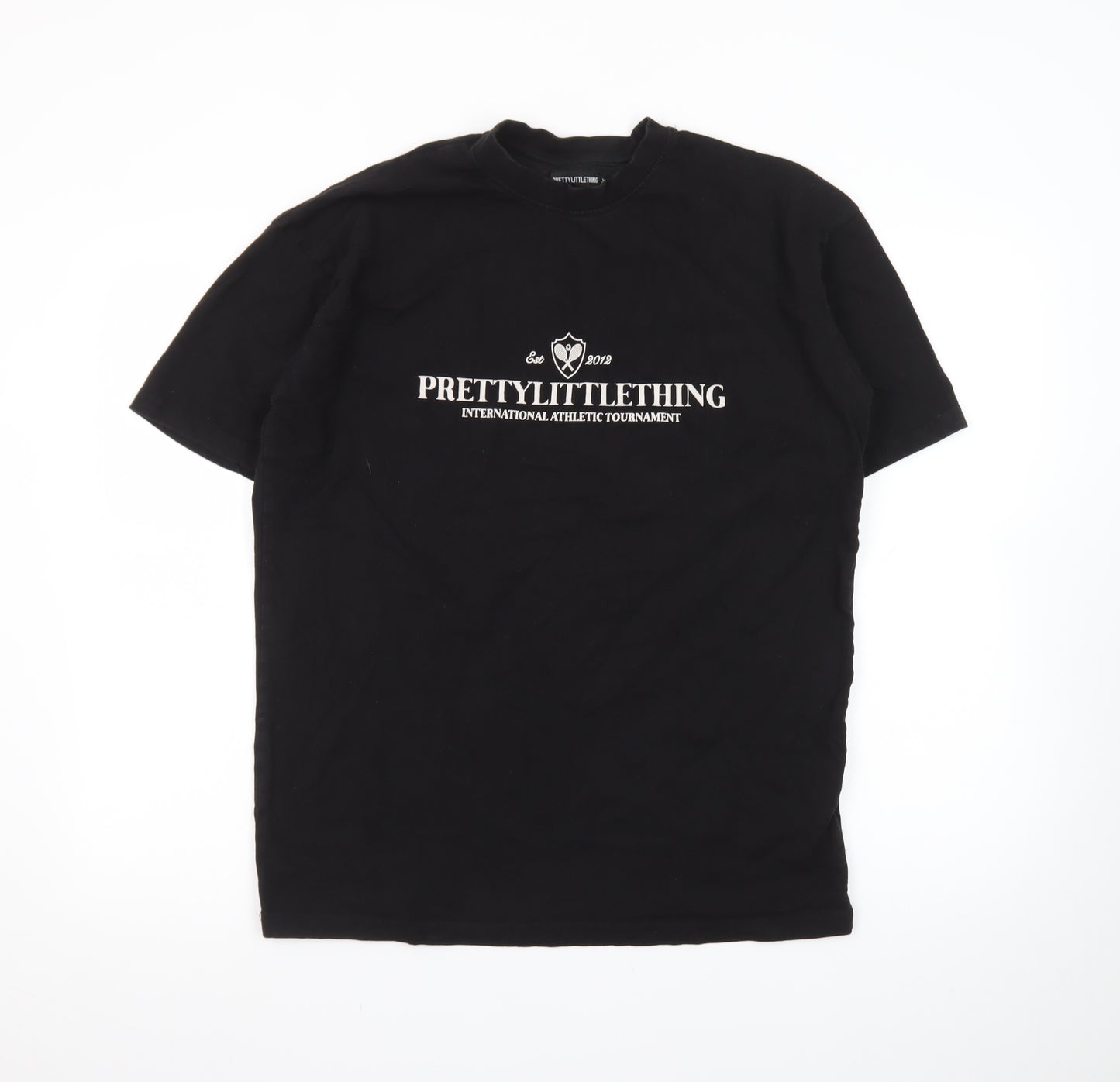 PrettyLittleThing Women’s Black XS Basic Cotton T-Shirt