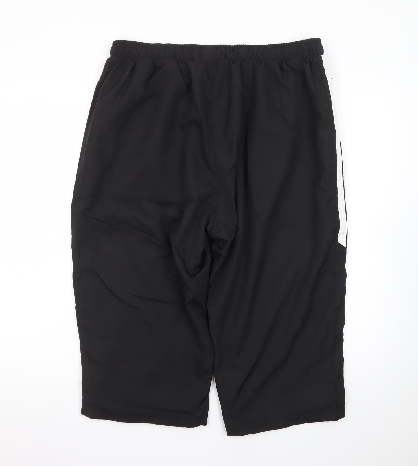 Lonsdale Men’s Black 2XL Sweat Shorts with Stripe Detail