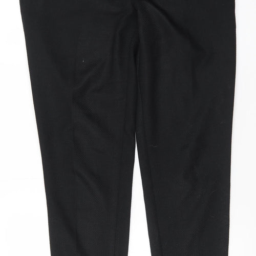Dorothy Perkins Womens Black Slim Tapered Trousers Size 10