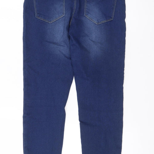 Denim Co. Women Blue Skinny Jeans Size 10 Mid Rise Stretch Denim