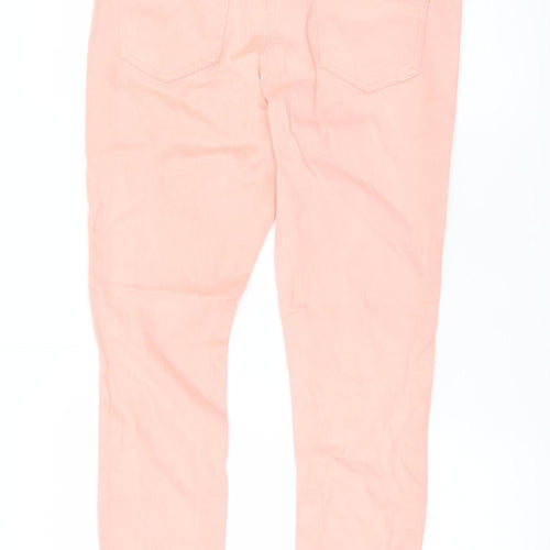 George Women's Pink Skinny Jeans Size 12 Stretch Cotton