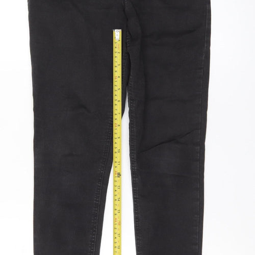 F&F Women's Black Skinny Stretch Jeans UK 12 Regular