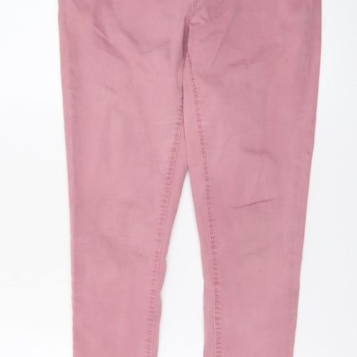 George Women Pink Skinny Jeans Size 12 Regular Fit