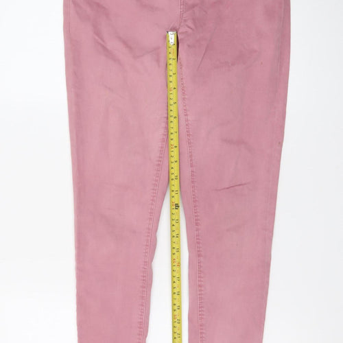 George Women Pink Skinny Jeans Size 12 Regular Fit