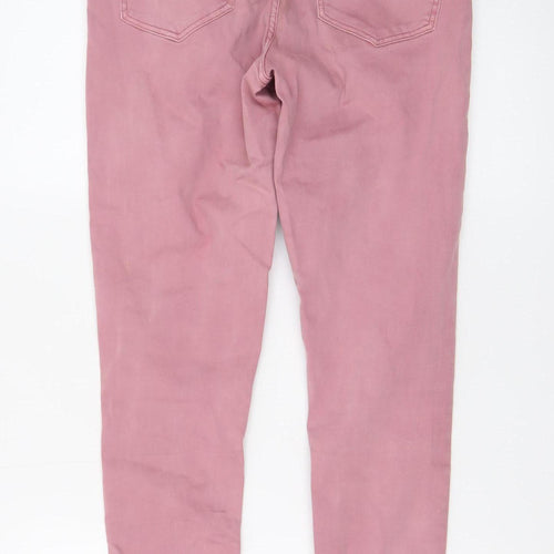 George Women Pink Skinny Jeans Size 12 Regular Fit