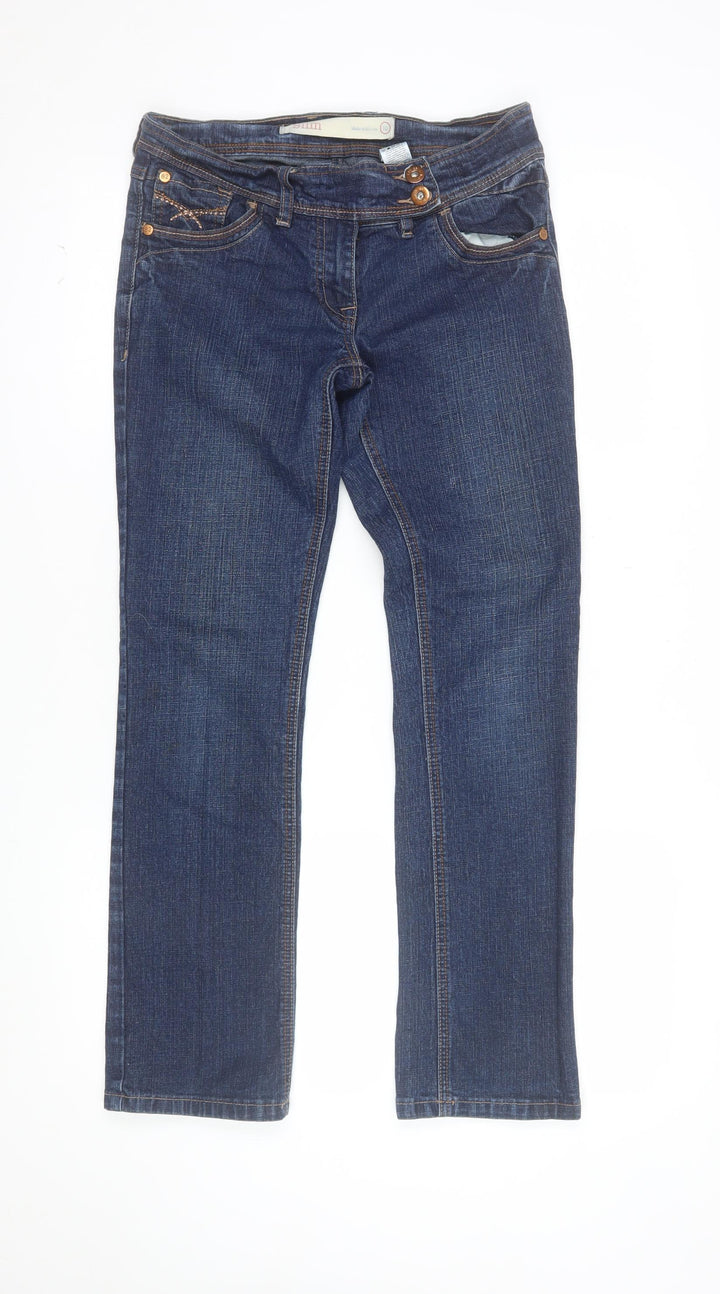 Next Women’s Petite Blue Slim Straight Jeans Size 10