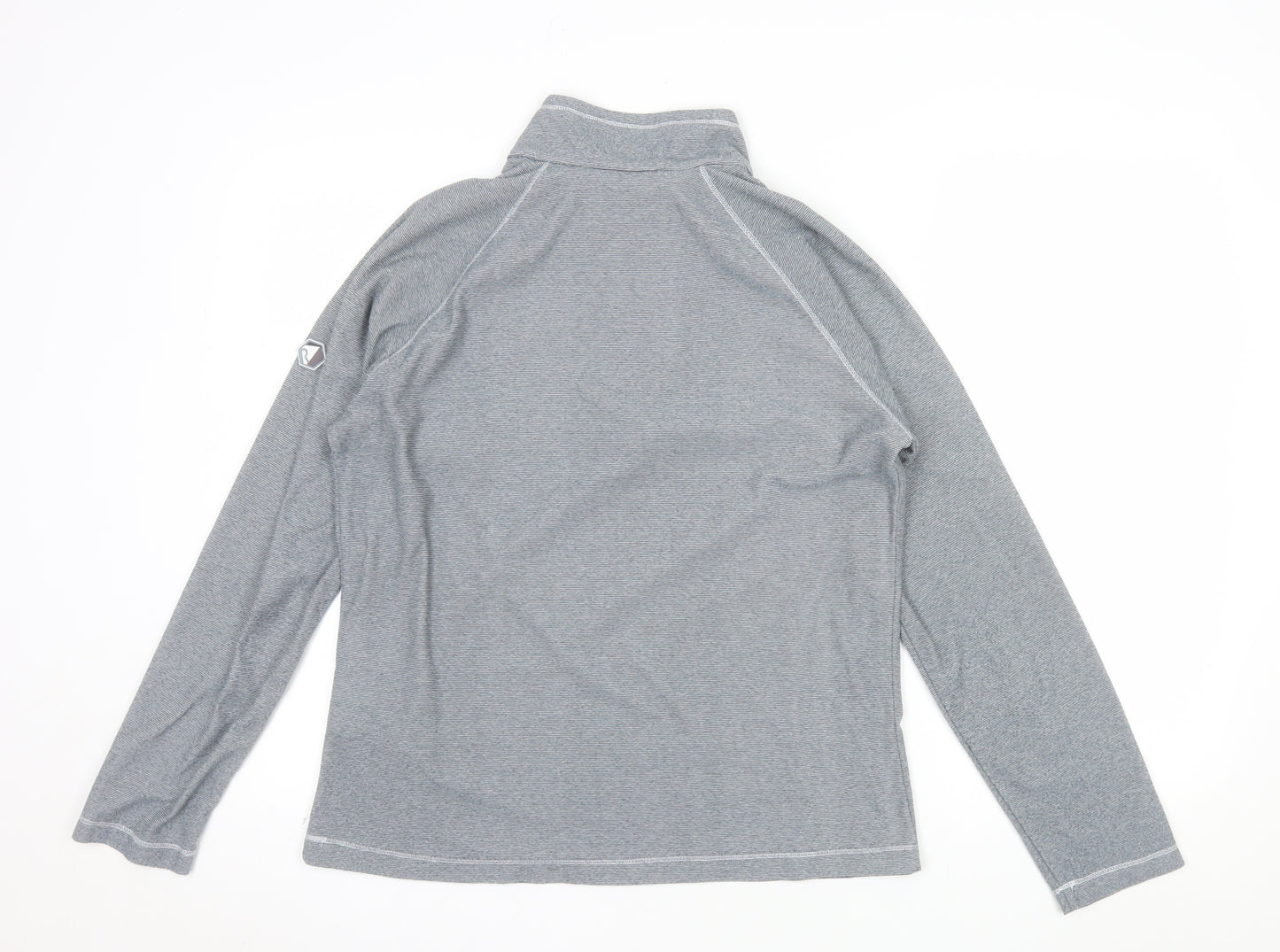 Regatta Women's Grey Half Zip Lightweight Pullover Sweatshirt UK 12