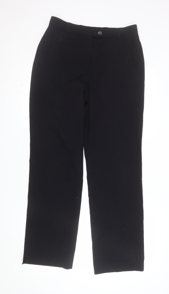 Gardeur Women’s Black Straight Leg Stretch Trousers Size 12