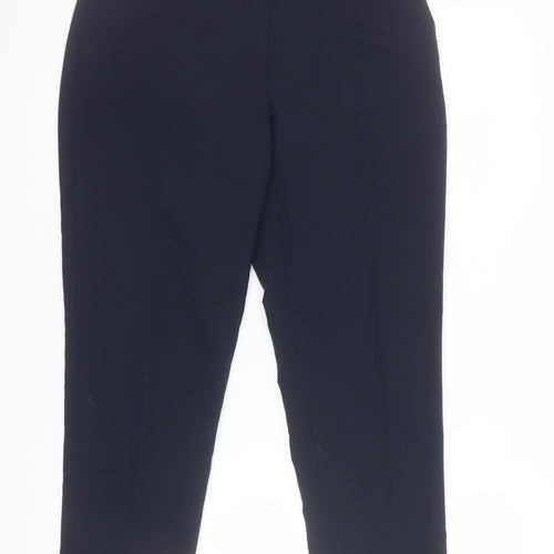 Dorothy Perkins Womens Black Slim Tapered Work Trousers Size 8