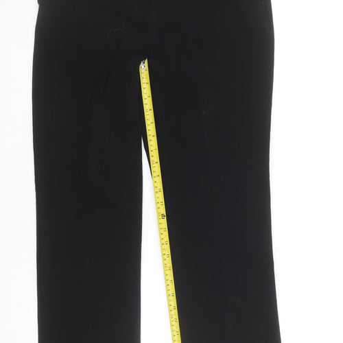 Marks and Spencer Women’s Black Size 10 Slim Fit Stretch Trousers