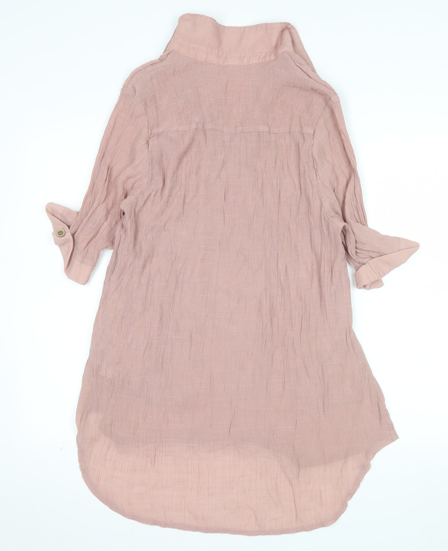 Apricot Women’s Pink Collared Tunic Blouse Size 14
