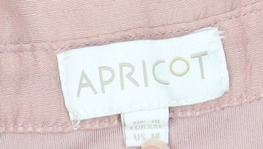 Apricot Women’s Pink Collared Tunic Blouse Size 14