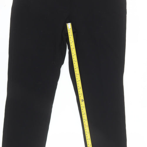 Marks and Spencer Women’s Black Size 10 Slim Fit Stretch Trousers