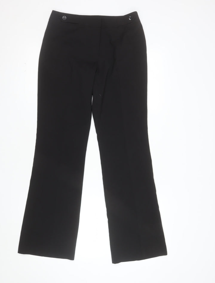 Dorothy Perkins Women’s Black Size 8 Straight Dress Pants Work Trousers