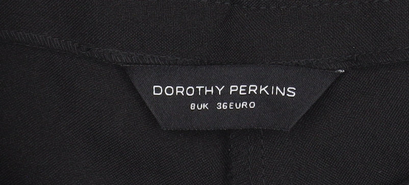 Dorothy Perkins Women’s Black Size 8 Straight Dress Pants Work Trousers