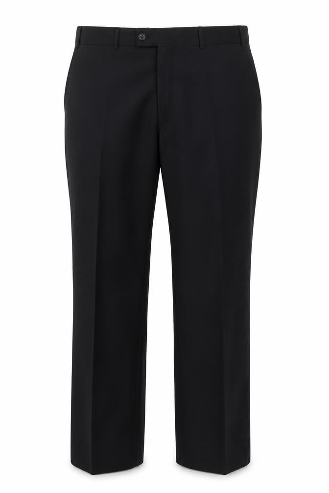 Burton Men's Black 40R Regular Fit Dress Trousers
