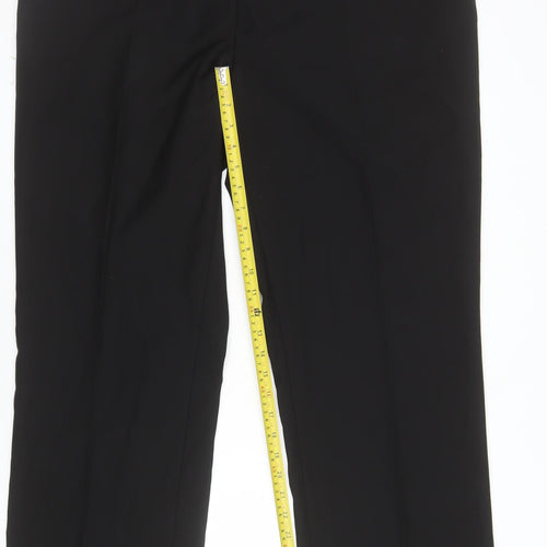 Burton Men's Black 40R Regular Fit Dress Trousers