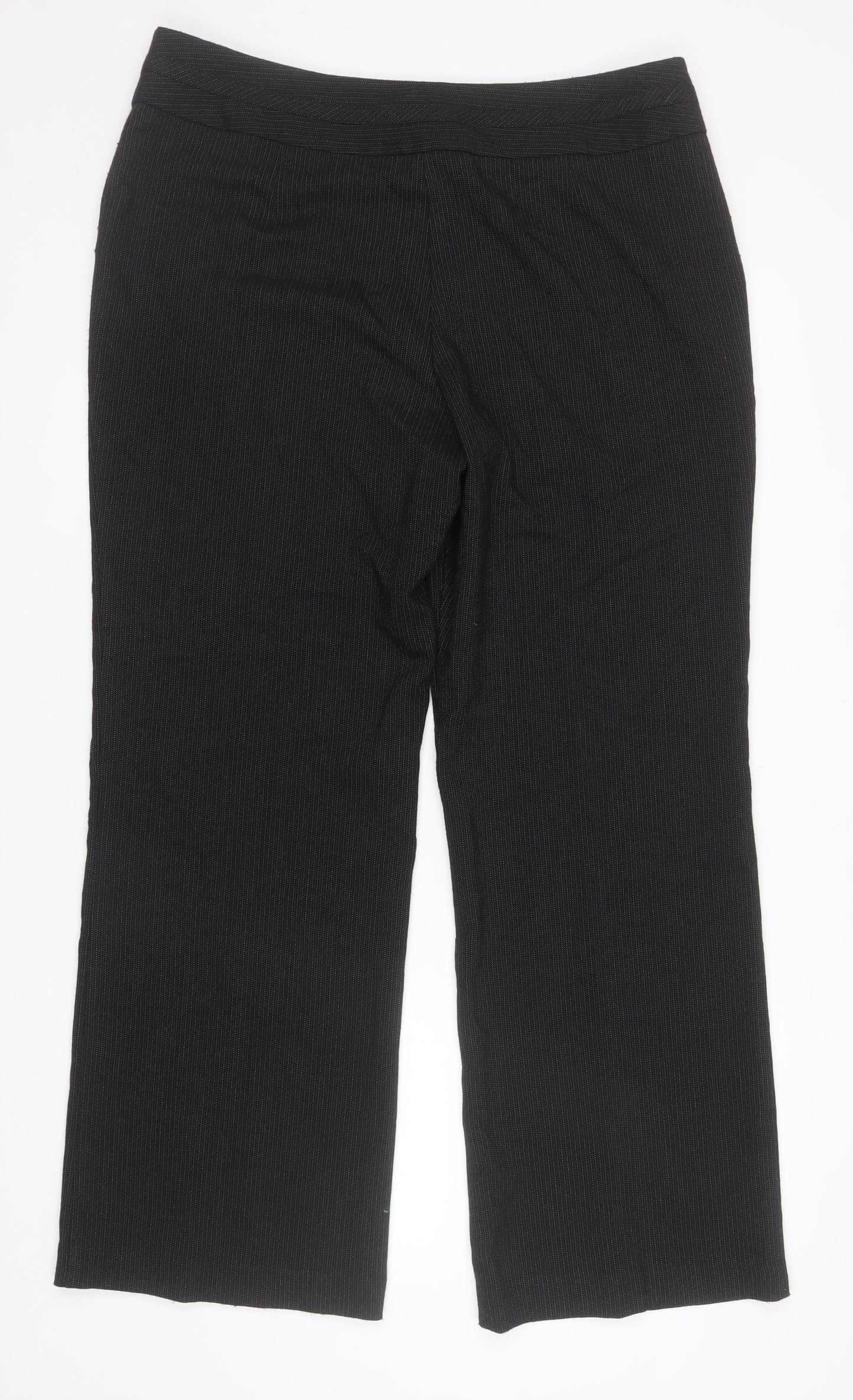 Marks and Spencer Women’s Black Size 16 Stretch Knit Trousers