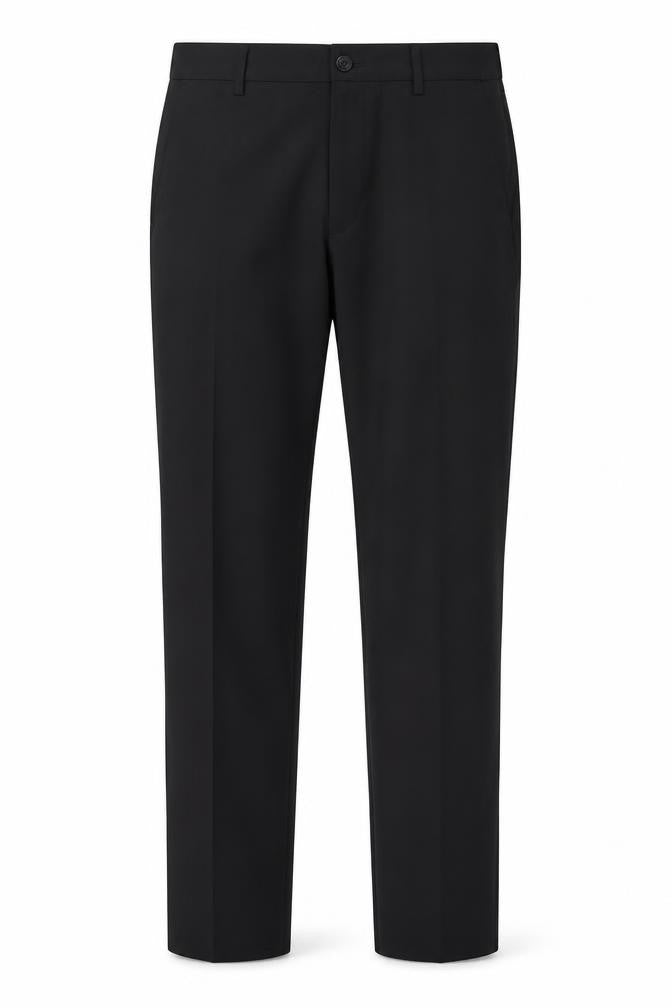 Marks and Spencer Men's Black Regular Fit Dress Pants 34W 33L