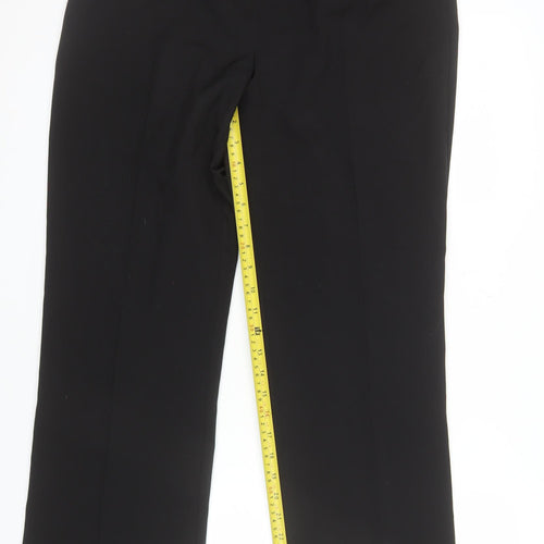 Dorothy Perkins Women’s Black Size 14 Classic Straight Dress Trousers