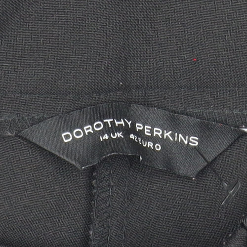 Dorothy Perkins Women’s Black Size 14 Classic Straight Dress Trousers