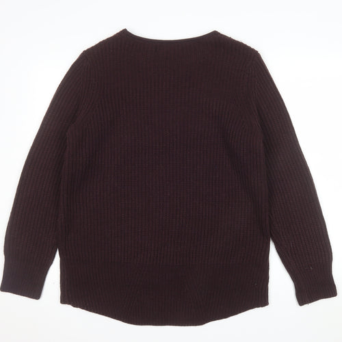 Principles by Ben de Lisi Women’s Brown Cable Knit Pullover Jumper Size 18