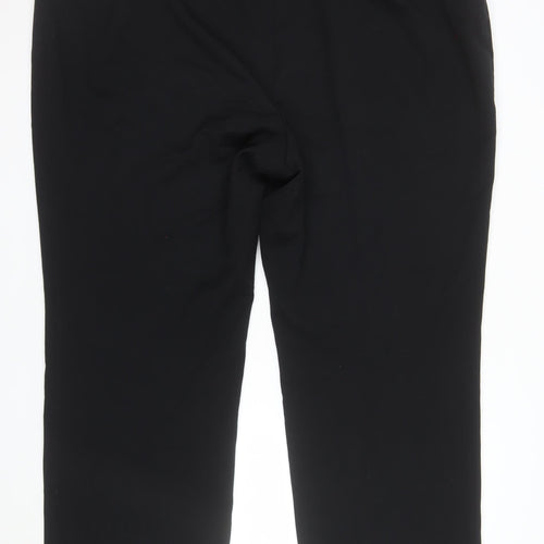 Marks and Spencer Women’s Black Stretch Trousers Size 24 Regular Fit