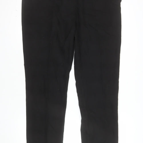 Next Women's Black Size 14 Regular Stretch Dress Pants