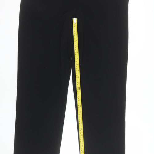 Marks and Spencer Women's Black Size 12 Straight Leg Dress Pants