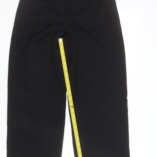 H&M Divided Women's Black Size 6 Straight Leg Trousers