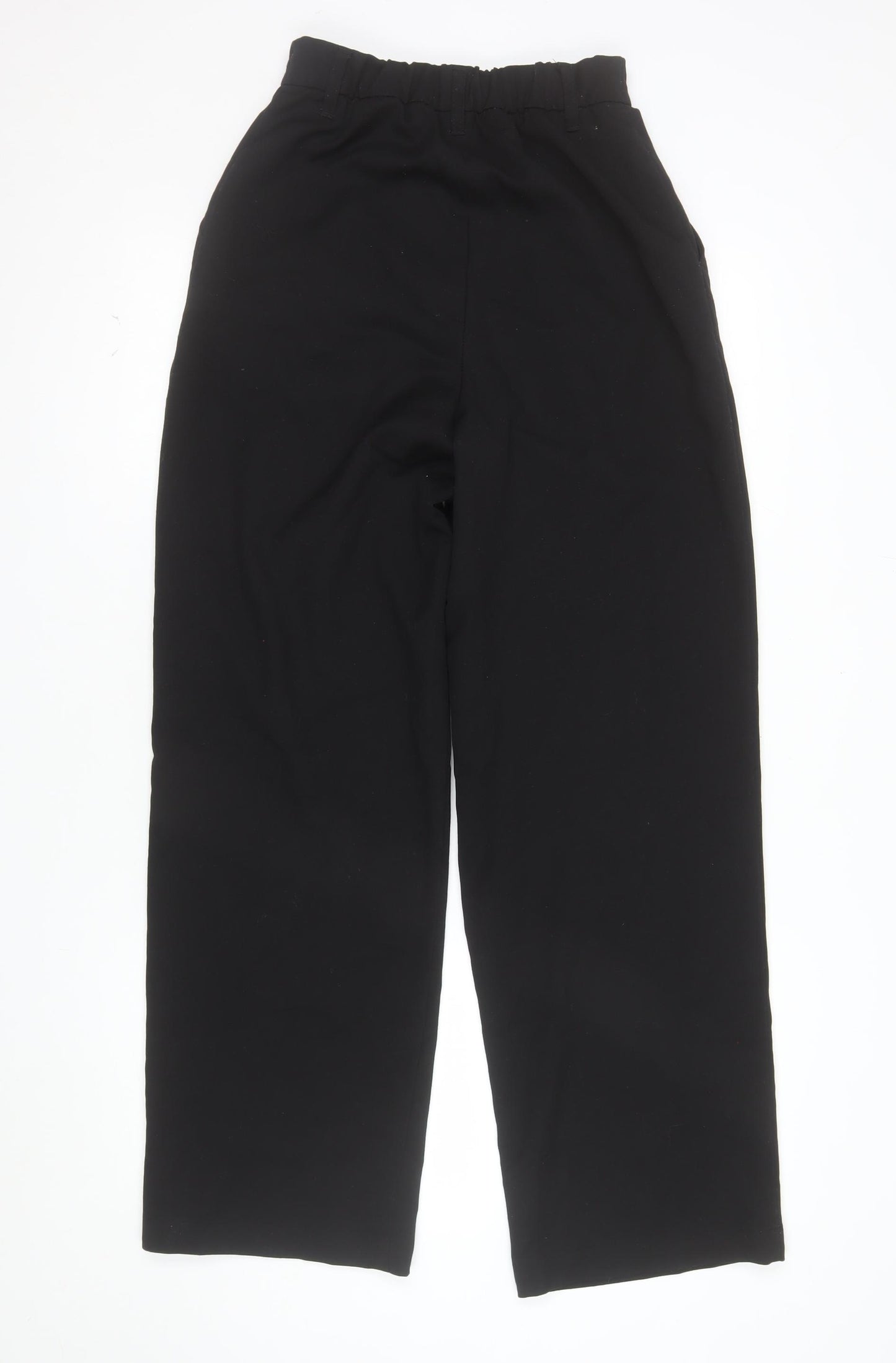 H&M Divided Women's Black Size 6 Straight Leg Trousers