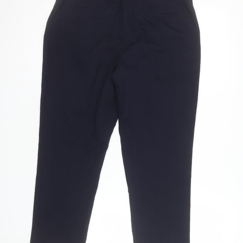 Next Petite Women's Navy Blue Size 12 Straight Leg Trousers