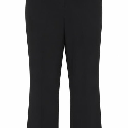 Marks and Spencer Women Black Size 14 Long Straight Leg Trousers