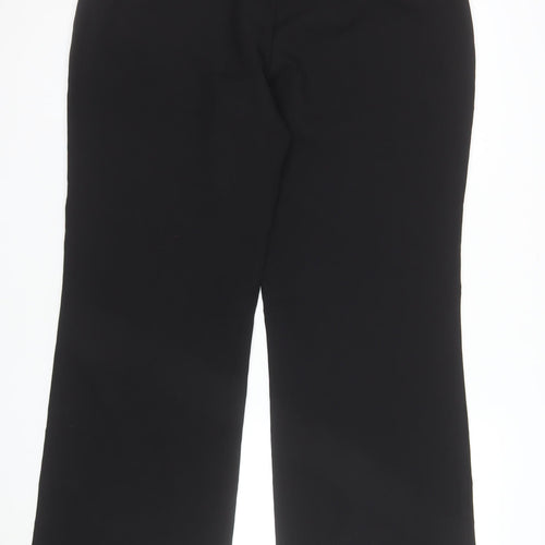 F&F Women's Black Size 16 Straight Leg Dress Pants Trousers