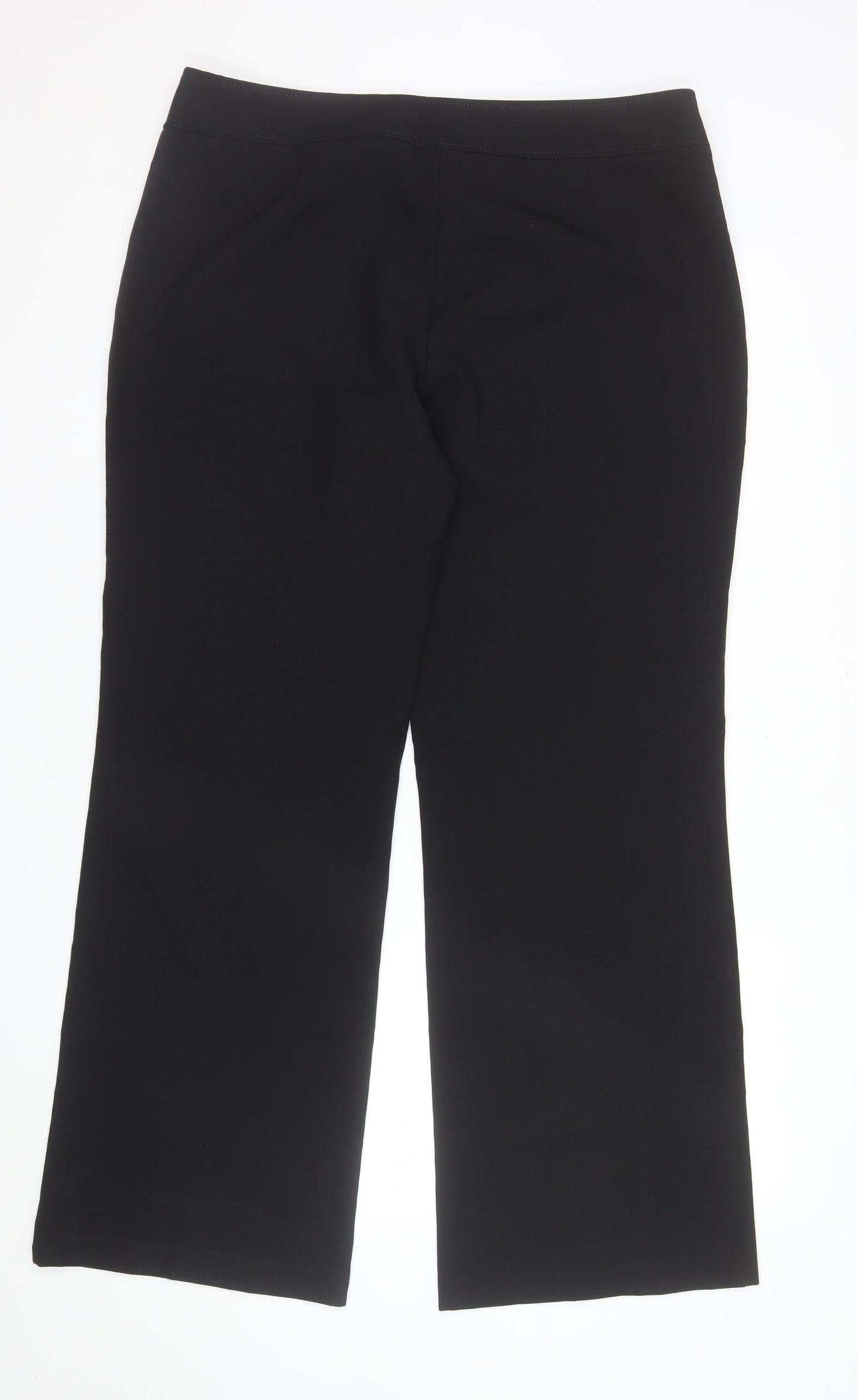 F&F Women's Black Size 16 Straight Leg Dress Pants Trousers