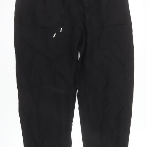 Marks and Spencer Women’s Black Lyocell Joggers Size 14 Regular