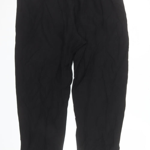 Marks and Spencer Women’s Black Lyocell Joggers Size 14 Regular