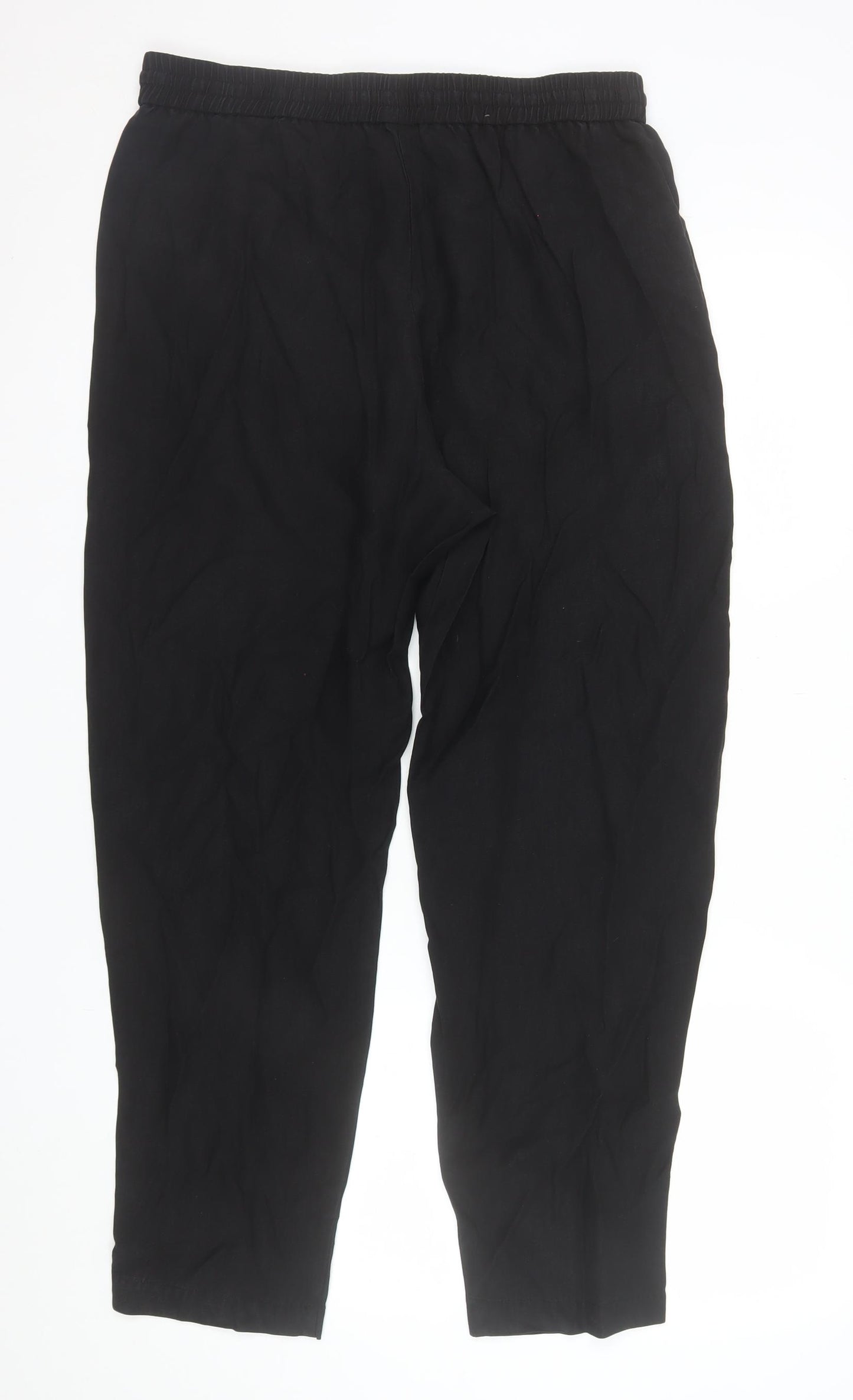 Marks and Spencer Women’s Black Lyocell Joggers Size 14 Regular