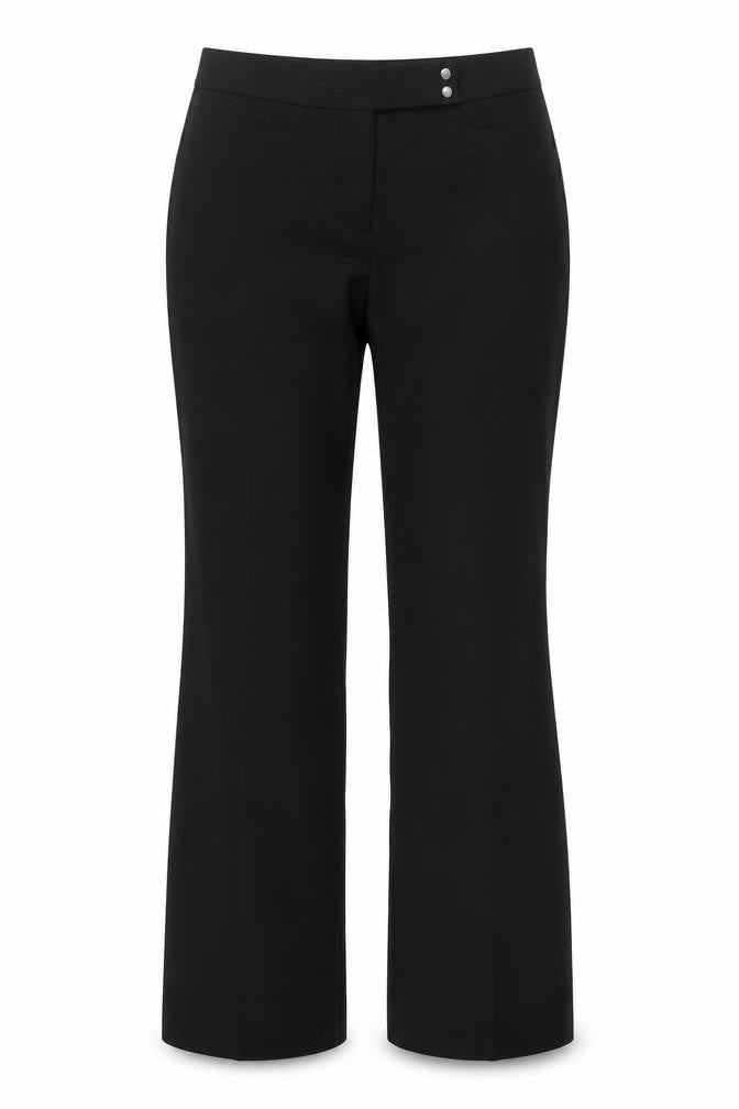 Front view of Marks & Spencer Women’s Black, size UK 10, Regular Dress Pants