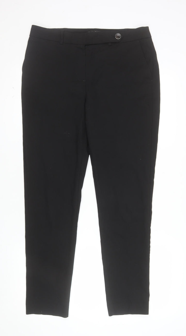 Next Women's Black Slim Fit Tailored Dress Pants Size 10L