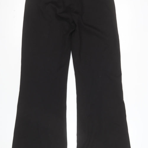 H&M Women’s Black Wide-Leg Tailored Trousers Size 6 Regular Fit