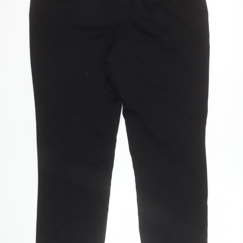 Hervé Benard Women's Black Size 10 Straight Leg Dress Pants
