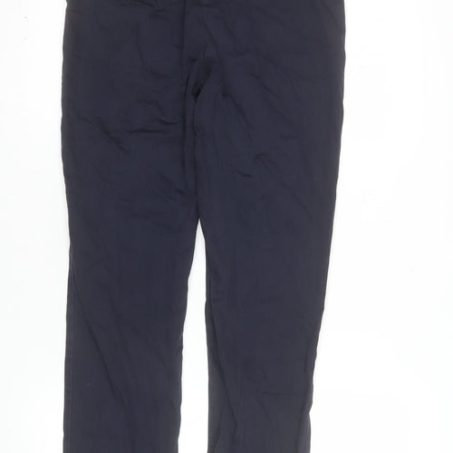 Marks and Spencer Women’s Blue Chino Trousers Size 8 Regular Fit