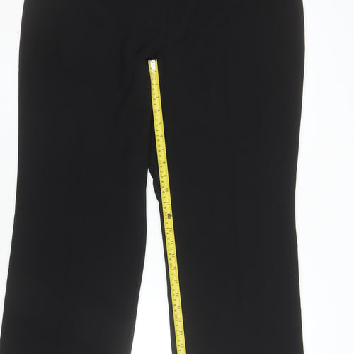 Marks and Spencer Women's Black Size 18 Straight Leg Trousers