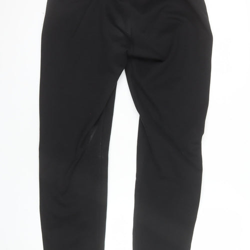 Wolf Men’s Black Polyester Jogger Trousers L Regular Fit