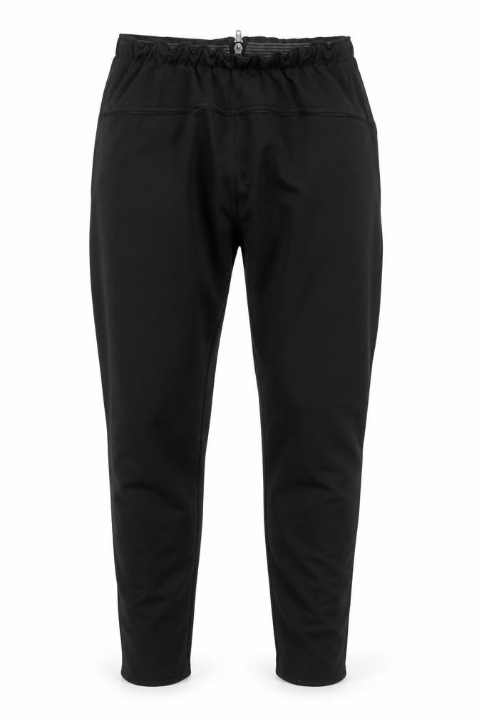 Front view of Wolf Men’s Black Polyester Jogger Trousers L Regular Fit