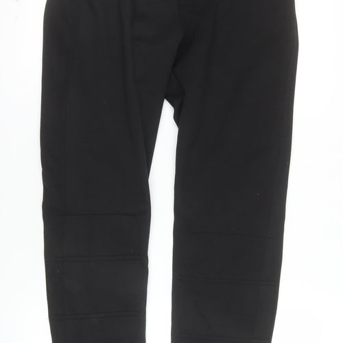 Wolf Men’s Black Polyester Jogger Trousers L Regular Fit